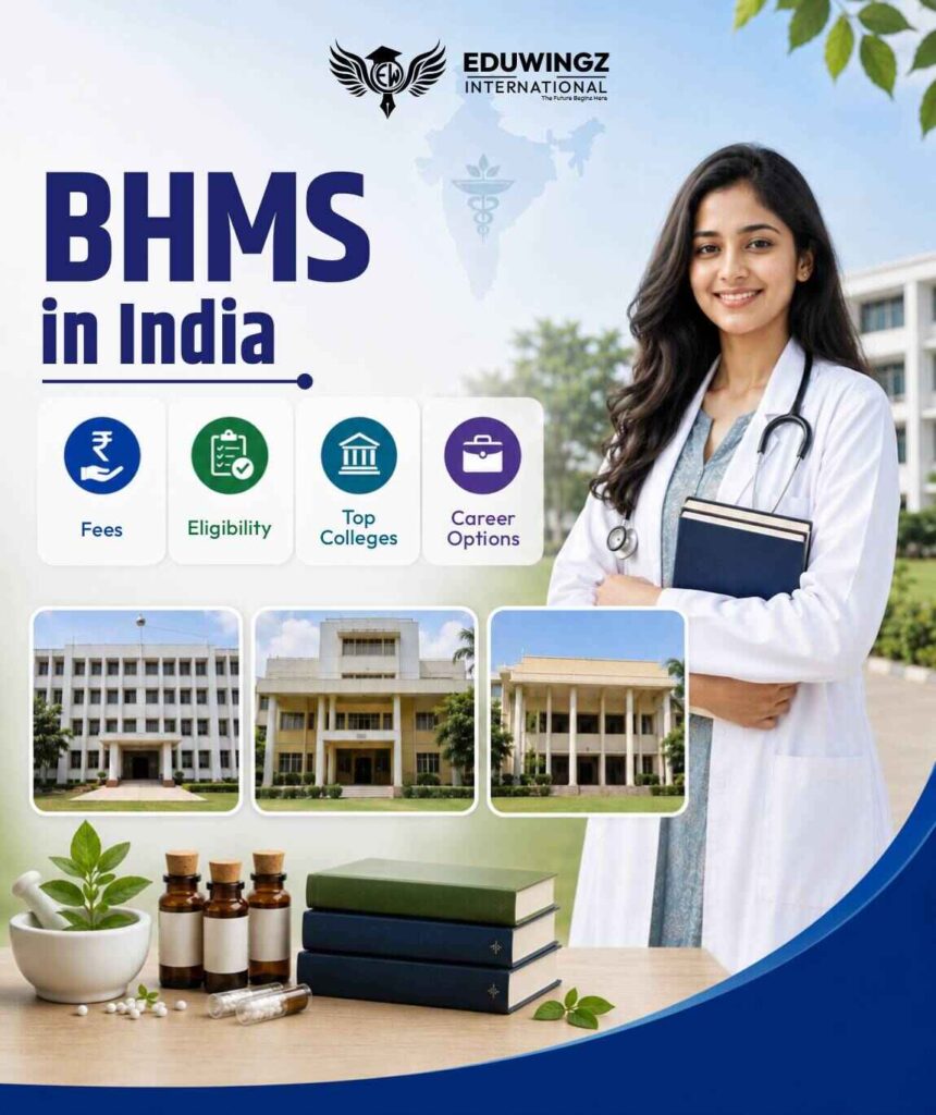 guidance on BHMS Fees, Eligibility, Top Colleges, Career Options By Eduwingz international